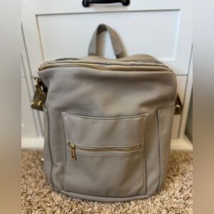 Fawn Designs Leather Diaperbag